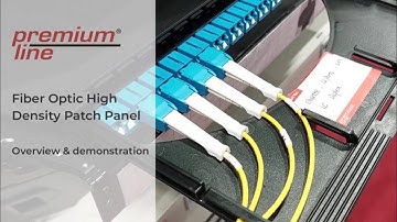 Premium-Line Fiber Optic High Density Patch Panel