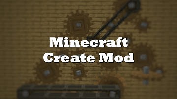 Minecraft Create Mod | Ore processing stream