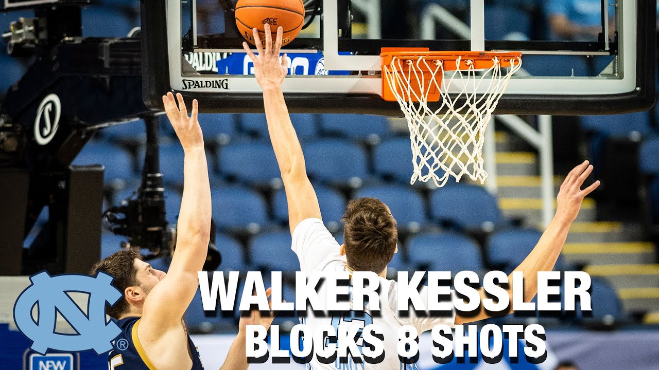 North Carolina's Walker Kessler Blocks 8 Shots YouTube