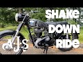 1955 ajs model 18s 500cc single motorcycle  part 7 of 7  50mile shake down test ride