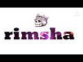 rimsha name status🌾🕊new whatsapp status 💞 name status video🍀ll#nameringtone #name
