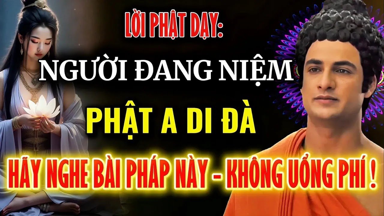 Lời Phật Dạy    Ai Đang Niệm Phật A Di Đà , Hãy Nghe Bài Pháp Này 1 Lần   Không Uổng Phí !