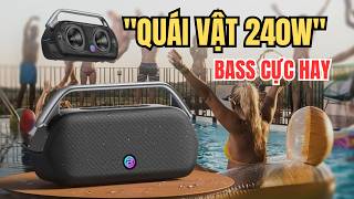 Đánh giá BUGANI Boost Max: Loa Di Động 240W, Bass Cực Lực, Pin 16H!