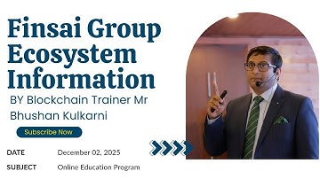 Finsai Group Ecosystem Information By Blockchain Trainer Bhushan Kulkarni||The SoilVerse Latest News