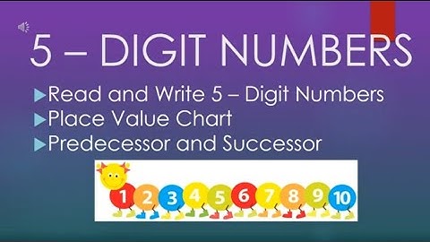 LARGE NUMBERS । PLACE VALUE । PREDECESSOR  SUCCESSOR #placevalue #numbers #placevalue #predecessor
