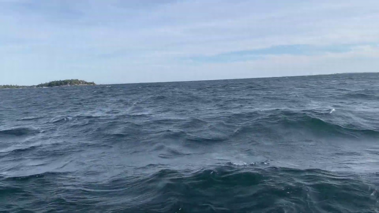 High Winds & Big Waves on Georgian Bay - August 2019