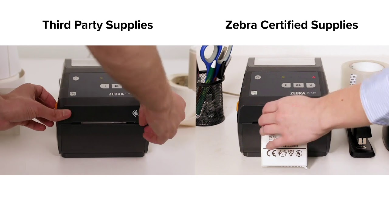 Zebra’s Certified Supplies: Help Minimize Label Adhesive Build-Up