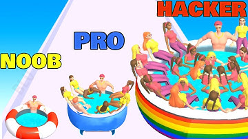 MAX LEVEL in Hottub Run! (Mansion - 30 ) iOs, Android Gameplay