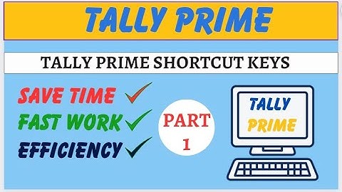 Tally Prime Shortcut Key in Hindi | Tally Keyboard Shortcut Keys #tally #tallyprime