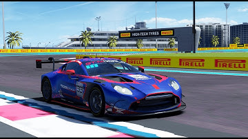 New GT-M Adonis V8 EVO (Aston Martin Vantage GT3) for Assetto Corsa - Onboard at Abu Dhabi