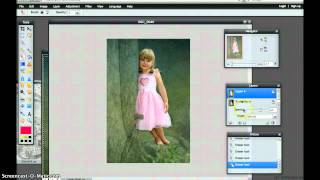 Merge images in Pixlr