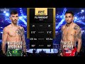 MATHEUS NICOLAU VS ALEX PEREZ FULL FIGHT UFC VEGAS 91