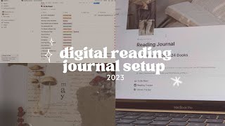 digital reading journal setup for 2023