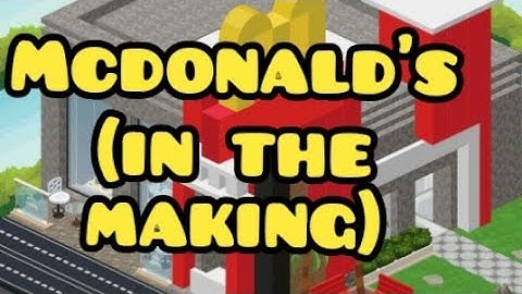 Highrise Virtual World | McDonald