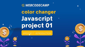 Javascript color changer project| javascript small project series -JavaScript Projects #1