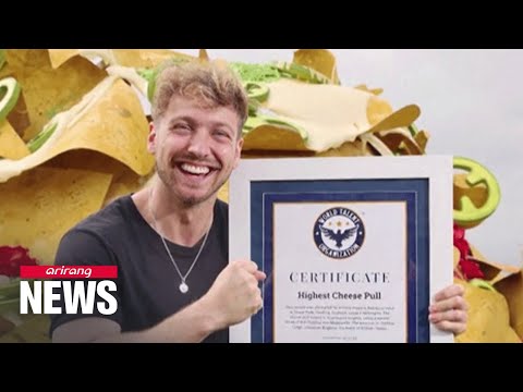 New record set for world’s highest “cheese pull”