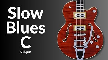 Smooth Slow Blues Guitar Backing Track in C Major l Relaxing & Smooth Jam Session