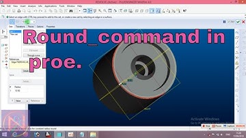 fillet command in proe 2019