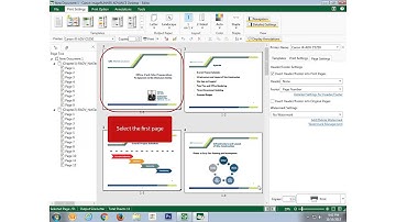 How do I insert a Table of Contents into documents using imageRUNNER ADVANCE Desktop?