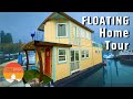 Beautiful small floating house tour  how to live full time on one