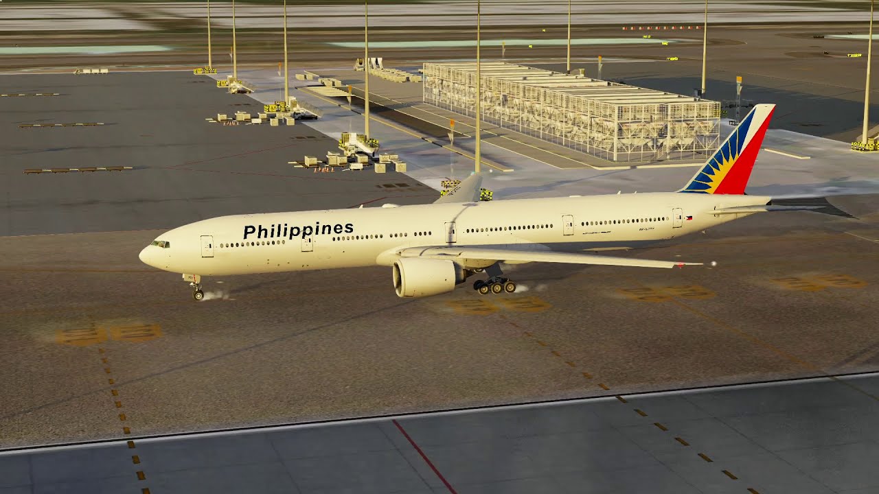 [P3D V5] PMDG 777-300ER | Philippine Airlines PR731 | Departure from ...
