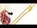 How a Curb Chain is Made by Hand | How to Make a Chain | Gold Jewelry Making | How it's Made | 4K