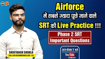 Airforce GD/SRT Live Class | GD/SRT for Airforce Phase - II | Live Session | MKC