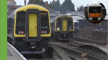 SWR Class 158 & 159 at Salisbury