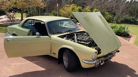 Jaguar XJC Manual V12 6.4L - Restomod ? No, just a Hotted up V12 ticking over