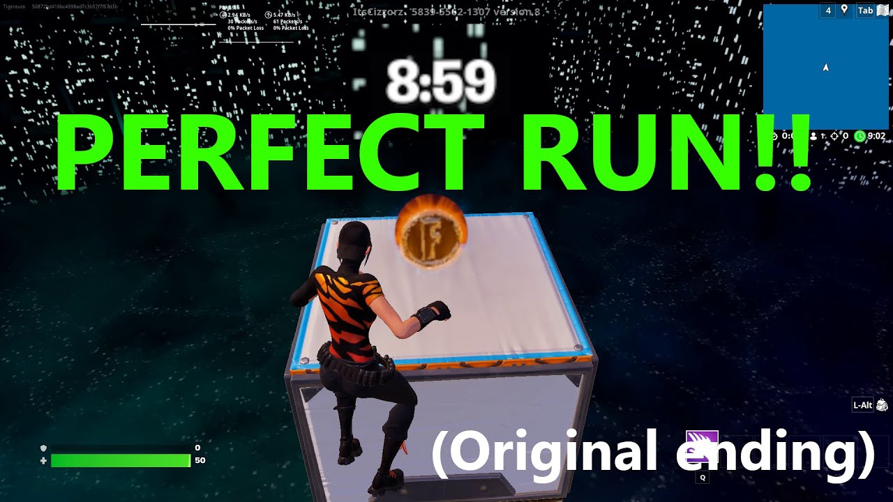 8:59 Cizzorz Deathrun 2024 Perfect Speedrun (to the original map ending)