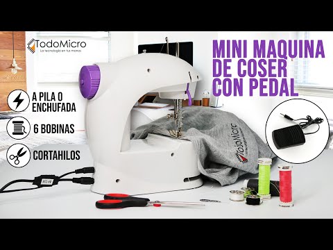 Mini Maquina de Coser con Pedal.