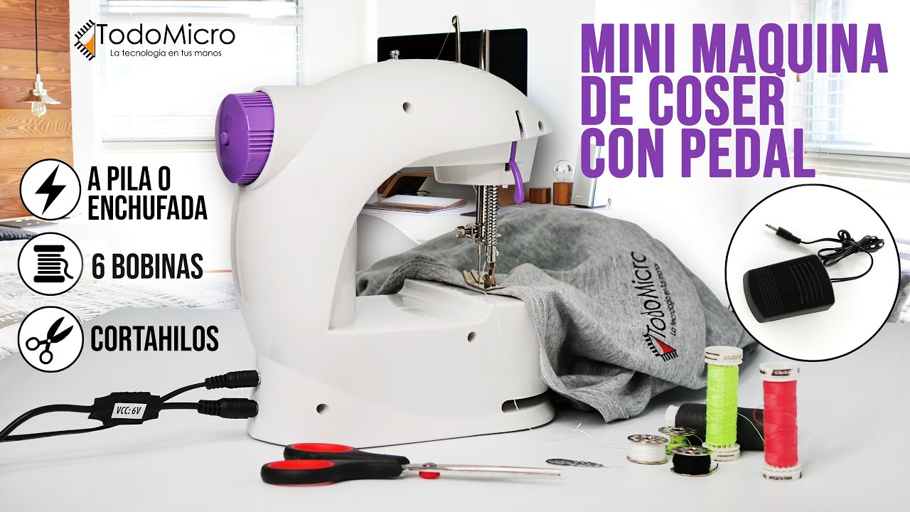 🧵✂⚡Presentación de las mini máquinas de coser. Características y usos. 