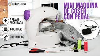 🧵✂⚡Presentación de las mini máquinas de coser. Características y usos.