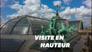 Les images féeriques du Grand Palais vu du ciel