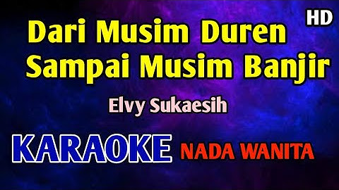 BERCANDA ELVY SUKAESIH - KARAOKE NADA WANITA CEWEK #dangdut