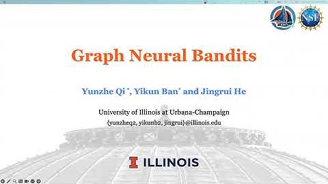 KDD 2023 - Graph Neural Bandits