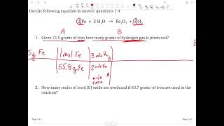 Stoich practice problems