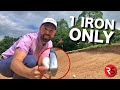 Playing golf with a 1 iron (16°) for EVERY shot!