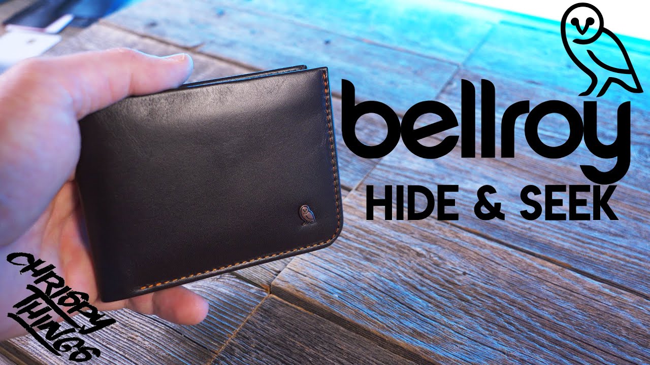  Bellroy Hide & Seek Wallet (Slim Leather Bifold Design