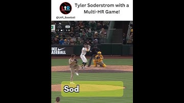 A Multi-Homer Game - Tyler Soderstrom Leads the Majors in Home Runs! #athletics #mlb #baseball