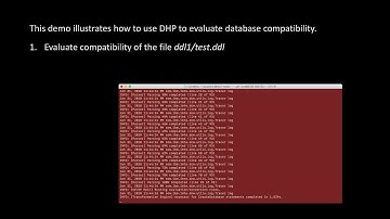 Evaluating IBM Integrated Analytics System compatibility using DHP command line