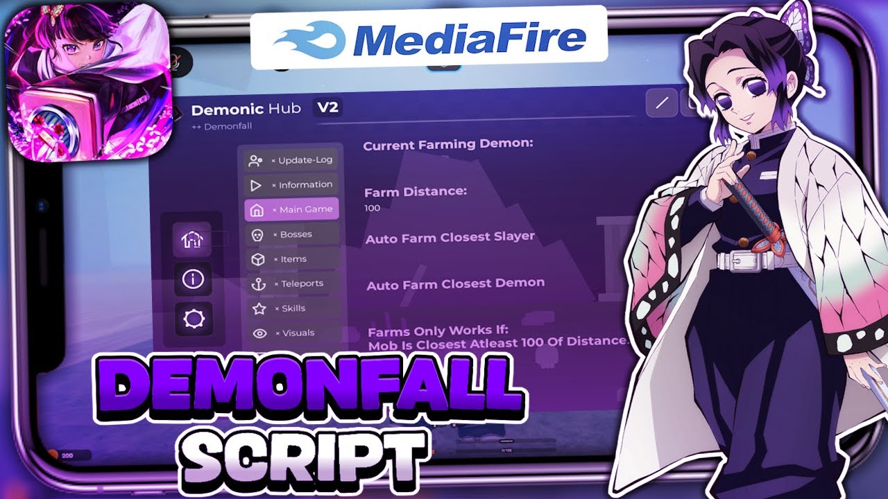 DEMONFALL SCRIPT *SEM KEY* - GODMODE - AUTO FARM - TRINKET FARM - AUTO BOSS - MORE!✅