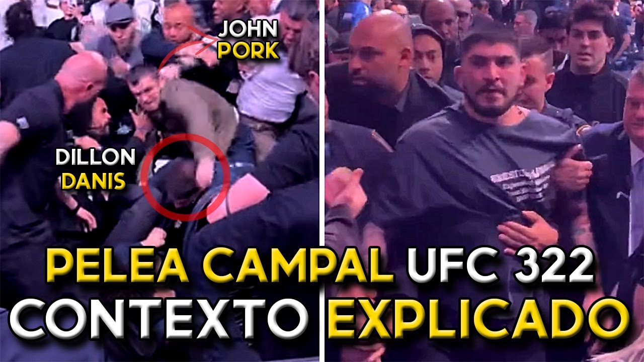 Chanco y el Team Khabib le dan una PALIZA a Dillon Danis en pleno UFC 322 🤯 | Contexto EXPLICADO