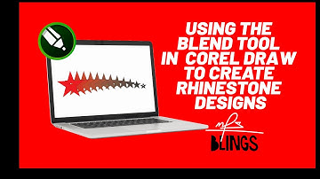 USING THE BLEND TOOL IN COREL DRAW TO CREATE RHINESTONE DESIGNS