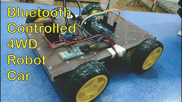 Arduino Project Bluetooth Controlled 4WD Robot Car (Full HD)