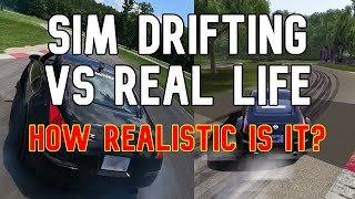 Is Sim Drifting Realistic? Assetto Corsa Drifting Vs Real Life with Comparison Footage