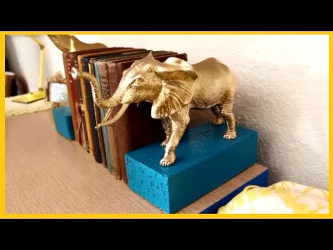 DIY: How to make Book Ends/ Stopers Awesome Project - YouTube