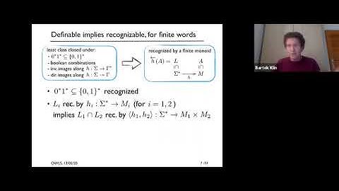 Bartek Klin, University of Warsaw: "Monadic monadic second order logic"