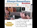Always Somewhere - Scorpions guitar chords w/ lyrics & strumming tutorial