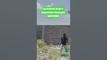 Interlock compound wall low cost construction👷🏻Sai InterlockBricks Dharmapuri🏆#interlockbricks